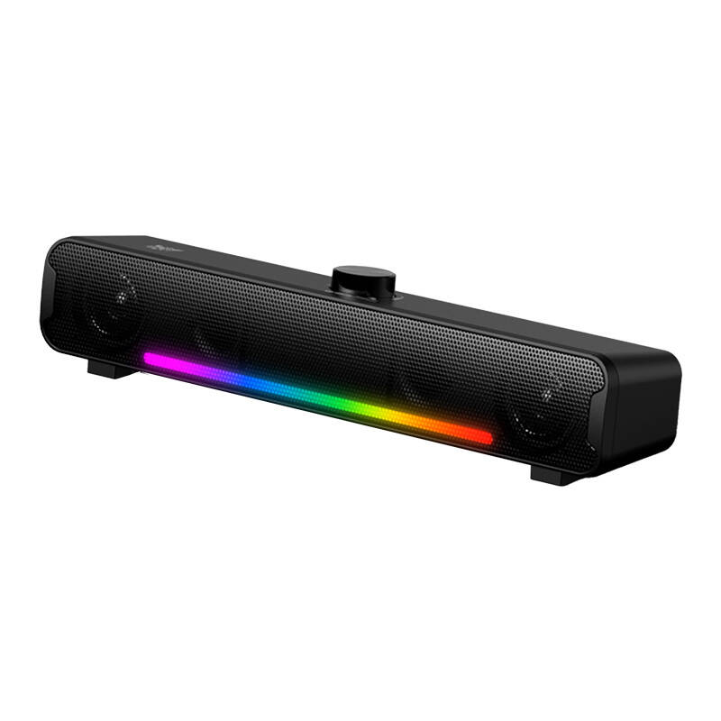 Onikuma L16 Soundbar Herní Bluetooth USB počítačový reproduktor 10W RGB (L16 SPEAKER BLACK)